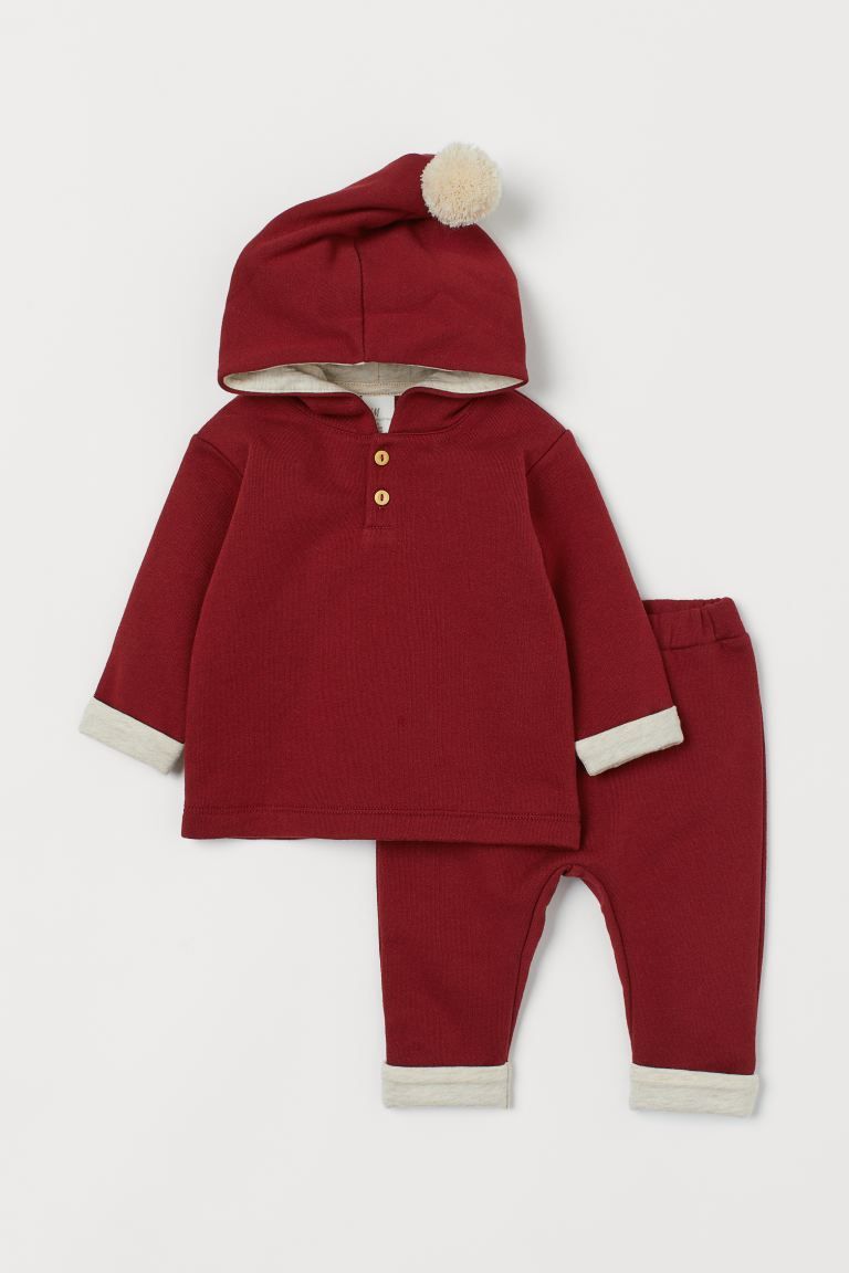 Top and Pants - Dark red - Kids | H&M US | H&M (US + CA)