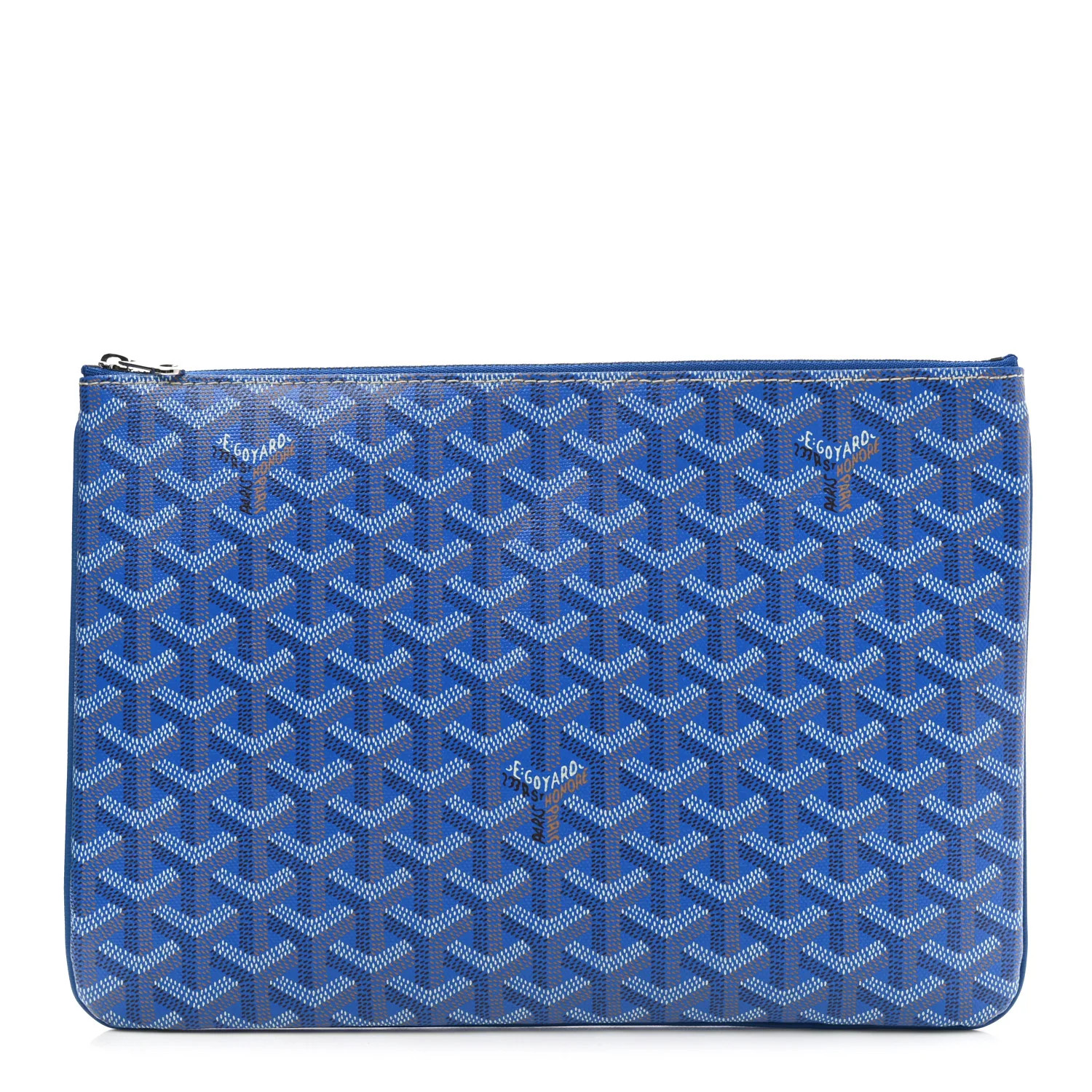 GOYARD Goyardine Senat Pochette MM Sky Blue | FASHIONPHILE (US)