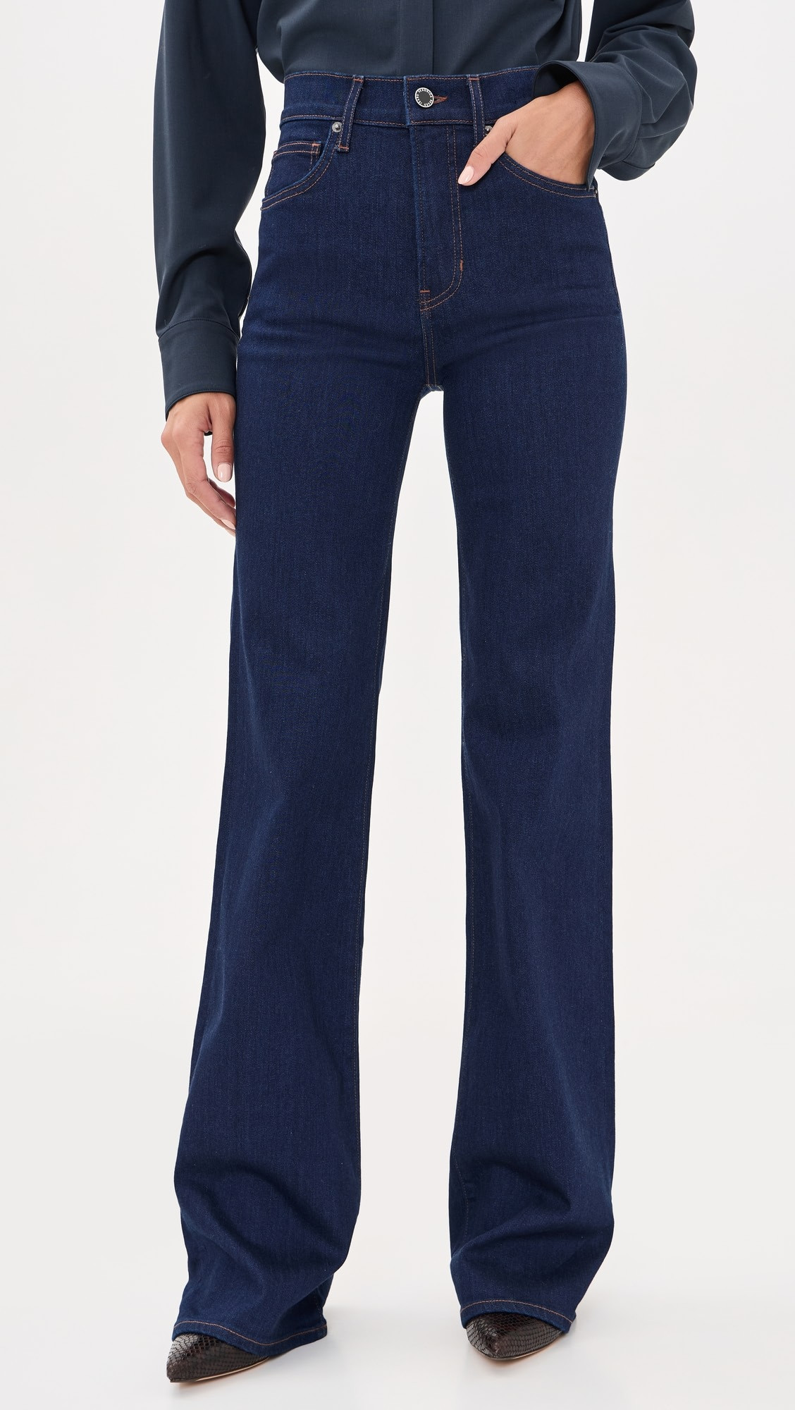 Veronica Beard Jean Crosbie Wide Leg Jeans | Shopbop | Shopbop