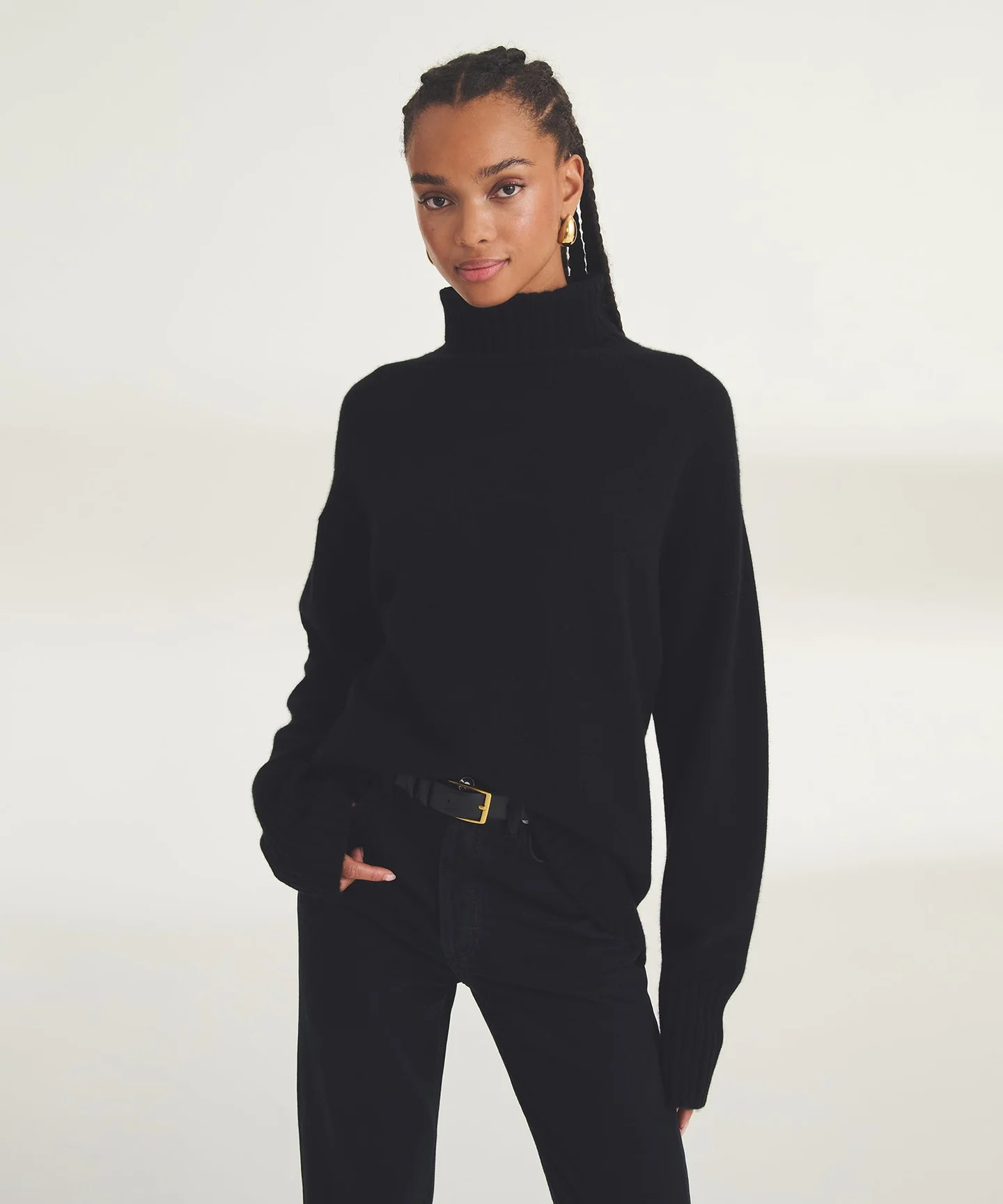 Luxe Cashmere Turtleneck Tunic | NAADAM