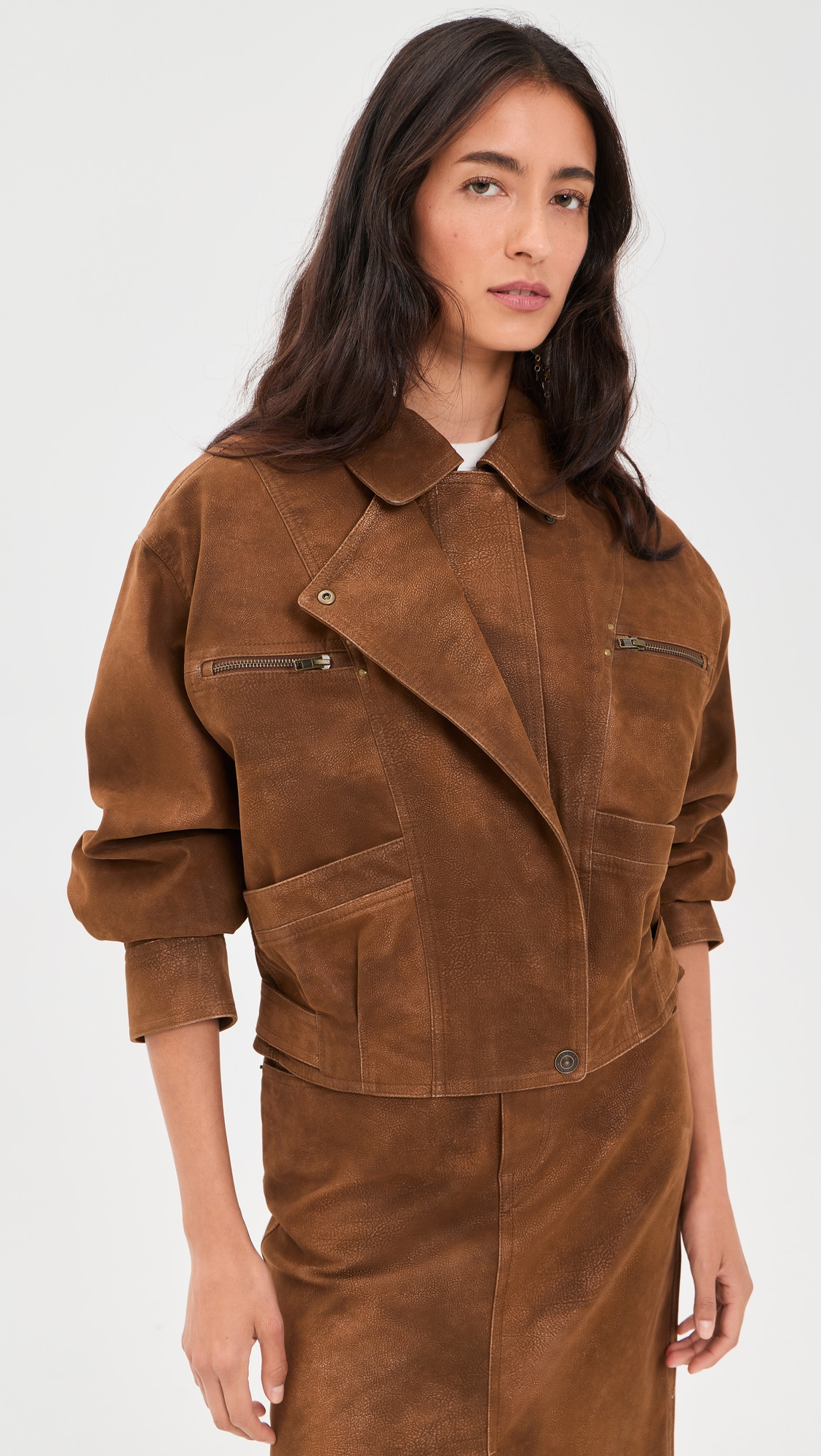 Isabel Marant Étoile Belma Bomber Jacket Brown 34 | Shopbop