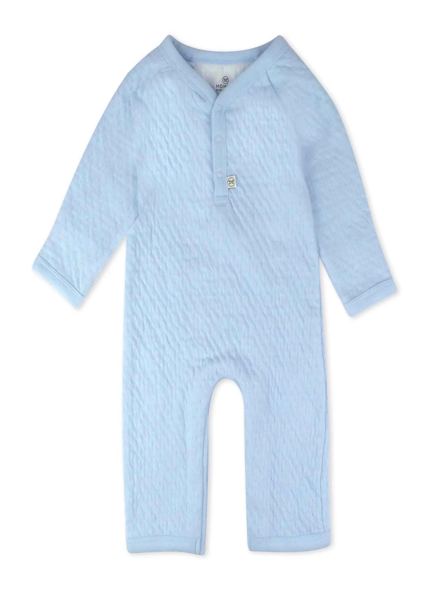 Honest Baby Clothing Baby Boy or Girl Gender Neutral Organic Cotton Center Front Snap Matelasse C... | Walmart (US)