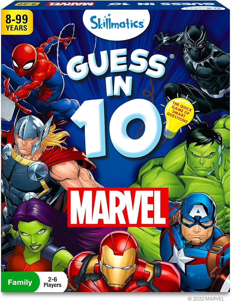 Skillmatics Collectible Card Game - Guess in 10 Marvel, Stocking Stuffers, Perfect for Kids, Teen... | Amazon (US)