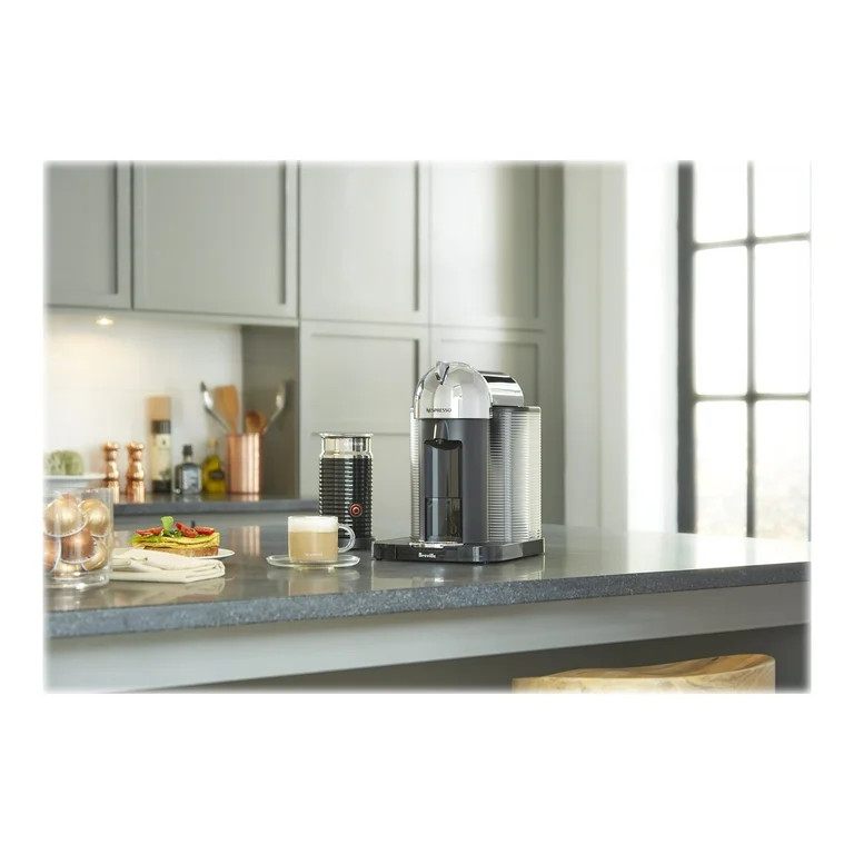 Breville Nespresso Vertuo Bundle - Coffee machine - chrome - with Aeroccino3 milk frother | Walmart (US)