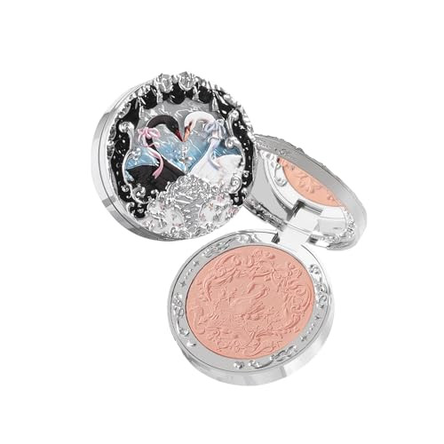 Flower Knows Swan Ballet Embossed Blush,Matte Finish,Buildable & Blendable Makeup Blush for Cheeks,Soft & Long-lasting for Girls & Women(04 Pleuche,5g) | Amazon (US)