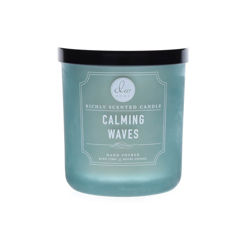 Contemporary and Richly Scented Candle "CALMING WAVES" in Medium Jar with Lid | Amazon (US)
