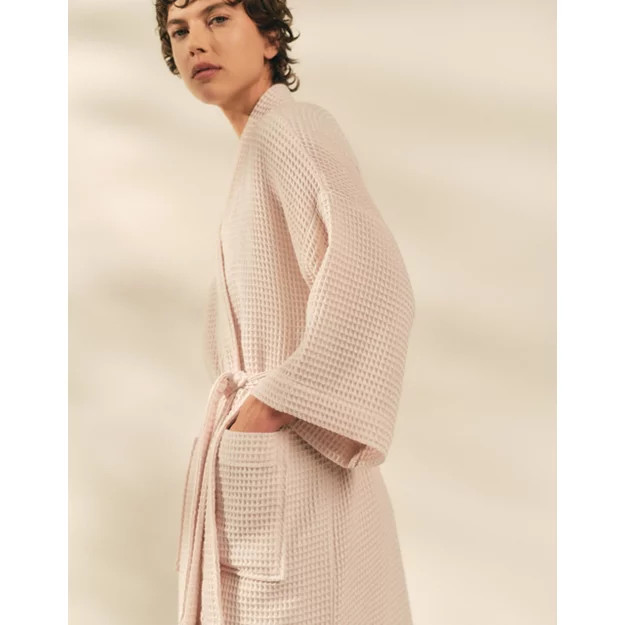 Long Lightweight Organic Cotton Waffle Robe | Robes & Dressing Gowns | The  White Company | The White Company UK & ROW