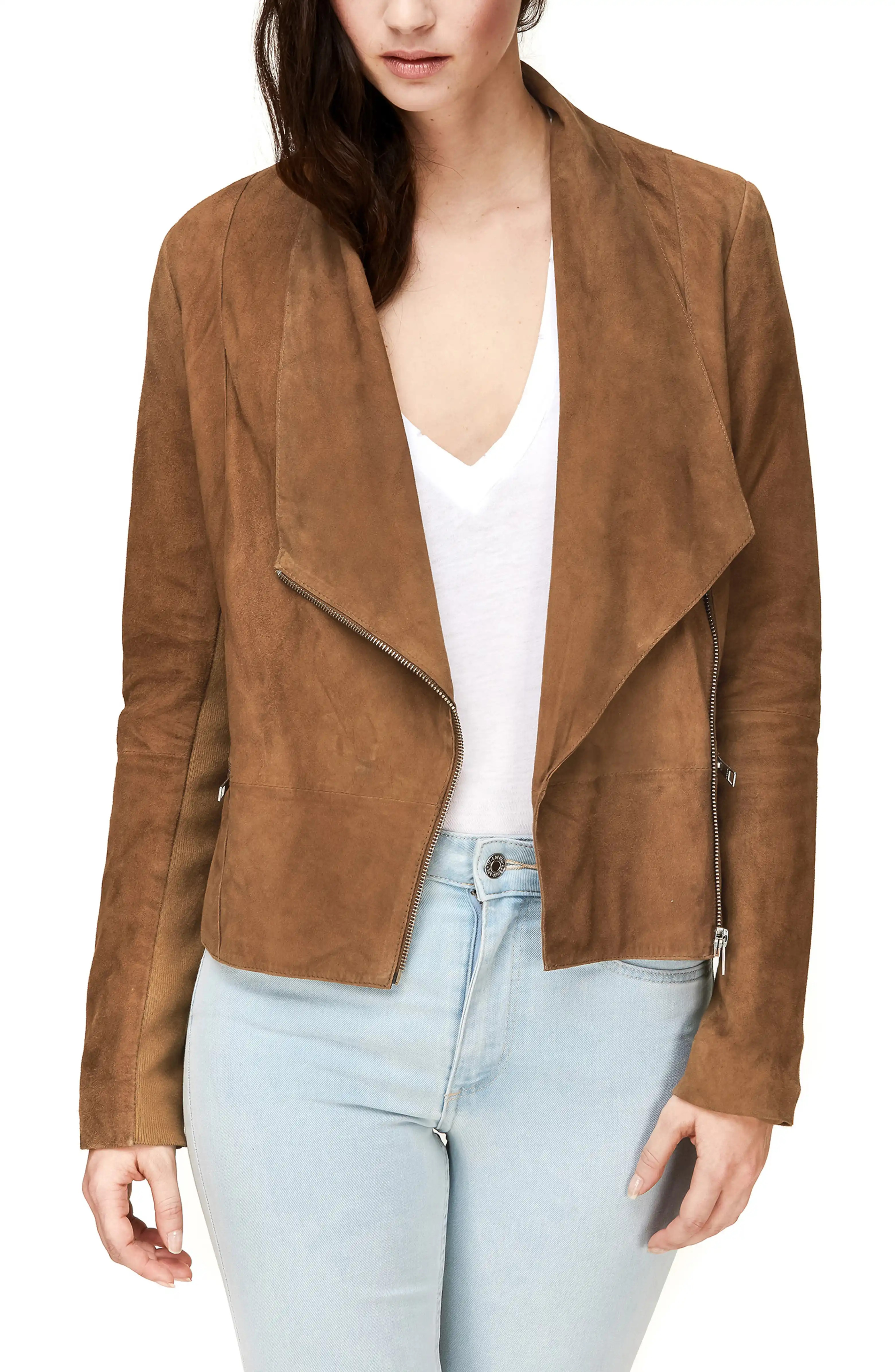 Crop Suede Jacket | Nordstrom