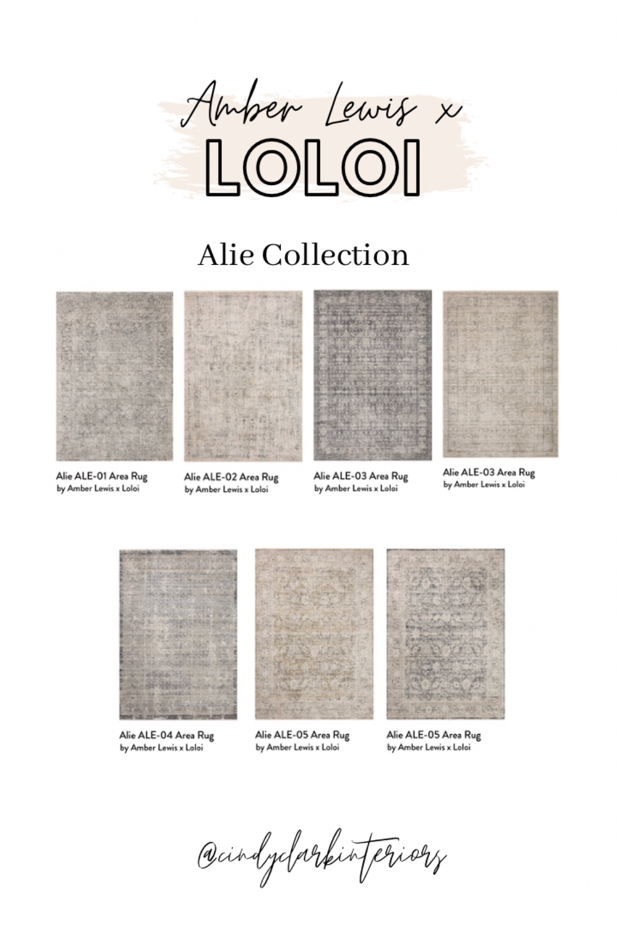 Amber Lewis x Loloi rug launch! Alie collection.

Rugs, vintage inspired, power loomed, rugs direct

#LTKhome