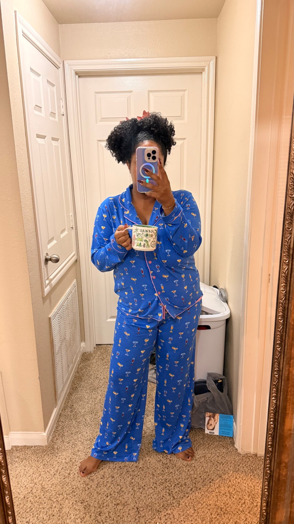 I just picked up these pajamas from Nordstrom rack. They’re running a black Friday sale right now and I got them for less than $25. I’m wearing an XL and it runs tts

#LTKCyberWeek #LTKMidsize #LTKHoliday