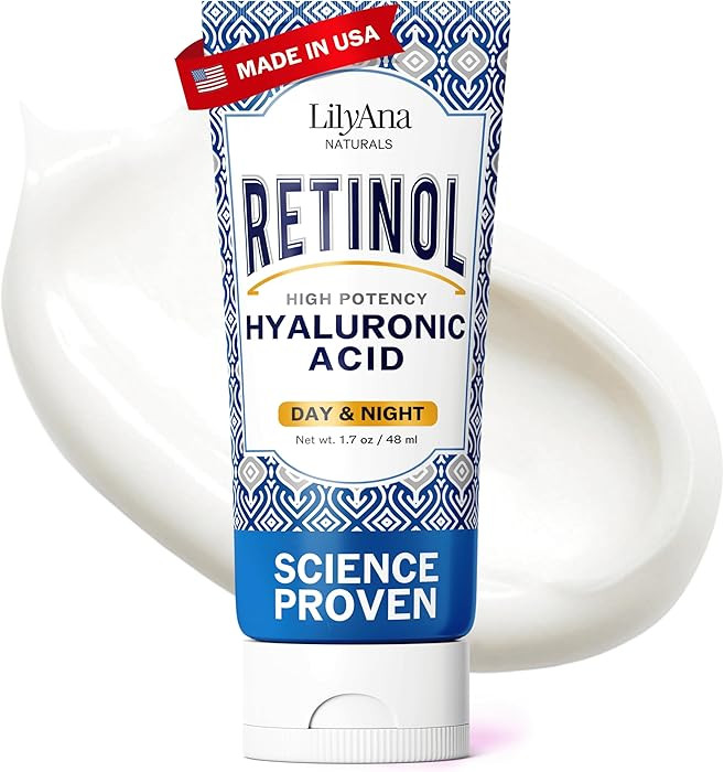 LilyAna Naturals Anti Aging Retinol Face Cream for Women – Wrinkle & Neck Cream for Firming, Re... | Amazon (US)