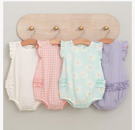 Ruffle butt romper baby bubbles for baby girl, baby girl summer outfits 

#LTKbaby #LTKfindsunder100 #LTKfindsunder50