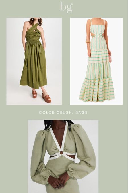Sage
Color crush 
Summer to fall 
Transitional clothing 

#LTKSale #LTKsalealert #LTKSeasonal