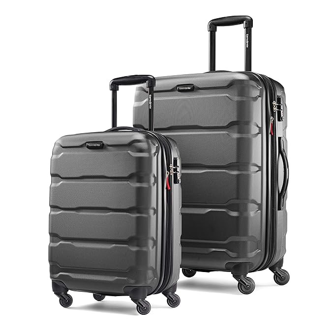 Samsonite Omni PC Expandable Hardside Luggage Set with Spinner Wheels, 2-Piece (20”/24”) | Amazon (US)