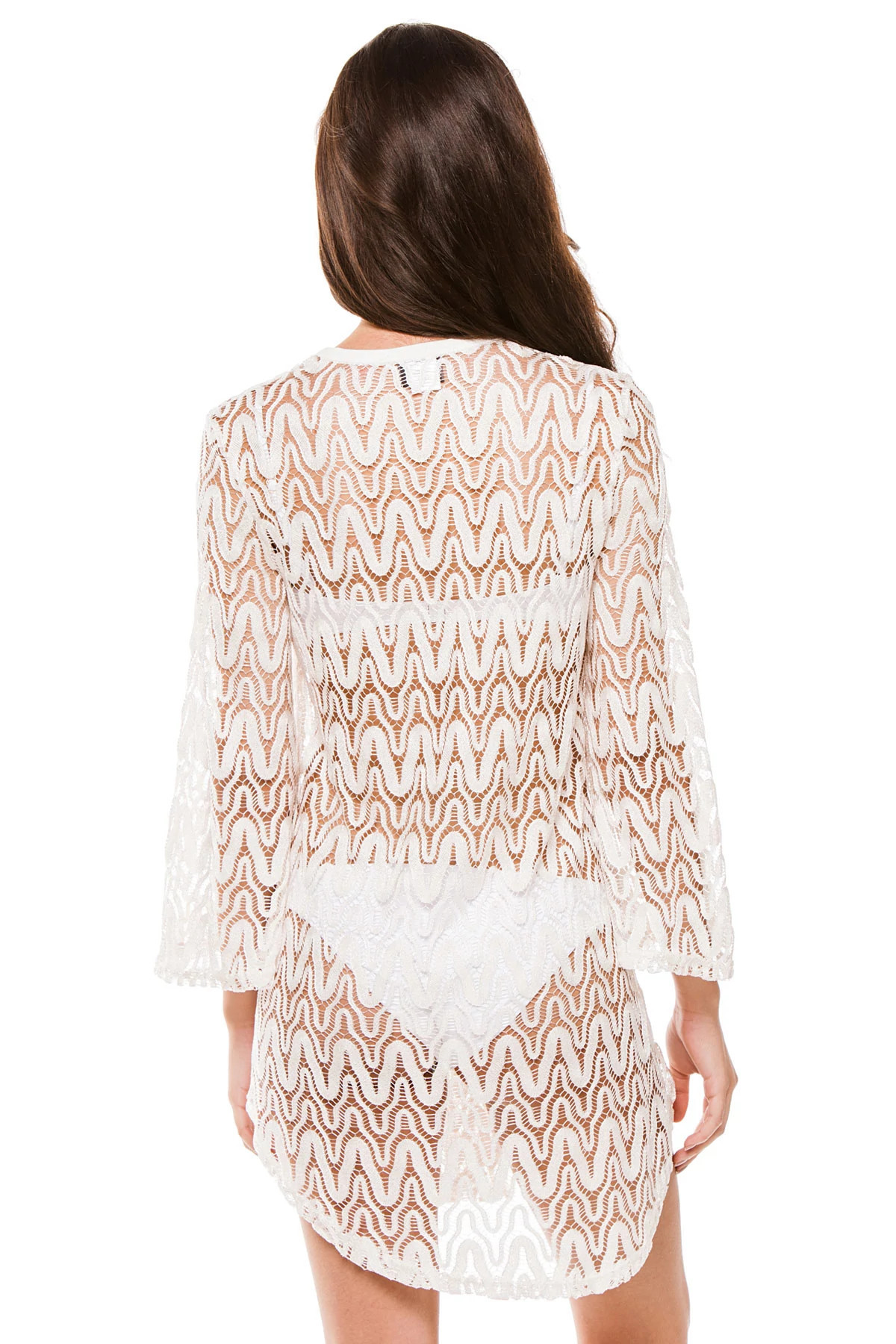 Crochet Bell Sleeve Tunic | Everything But Water