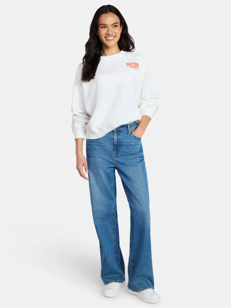 Mother’s Day Women’s Slow Morning Graphic Sweatshirt from Way to Celebrate, Sizes S-XXXL | Walmart (US)