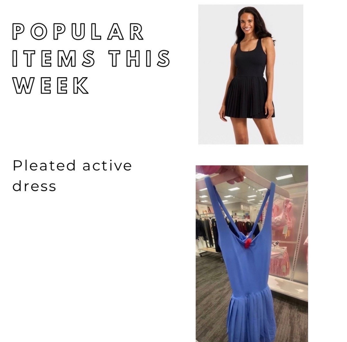 Athletic dress - this has built in shorts, but they pull down without having to take off the whole dress! More colors available 


#athleisure #activedress  #athleticdress @Target 




#LTKU #LTKActive  #LTKOver40