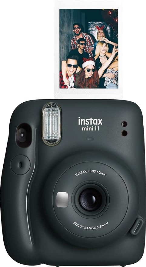Fujifilm Instax Mini 11 Instant Camera - Charcoal Grey | Amazon (US)