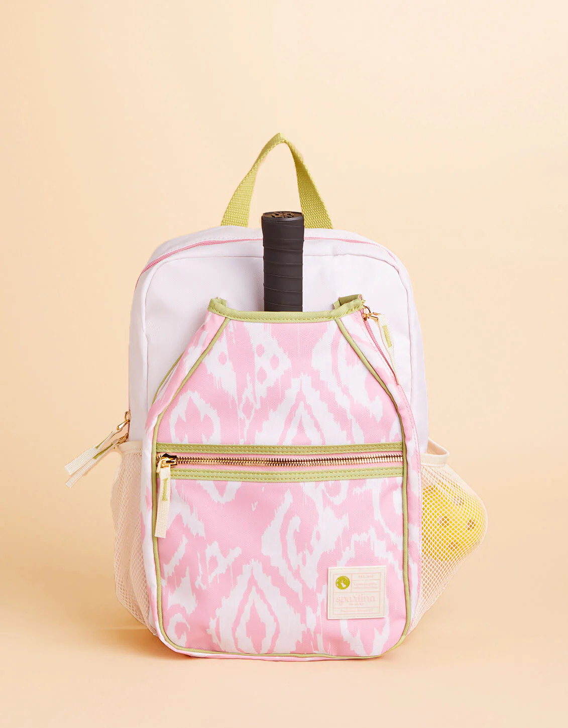 Pickleball Backpack Pink Ikat | Spartina 449
