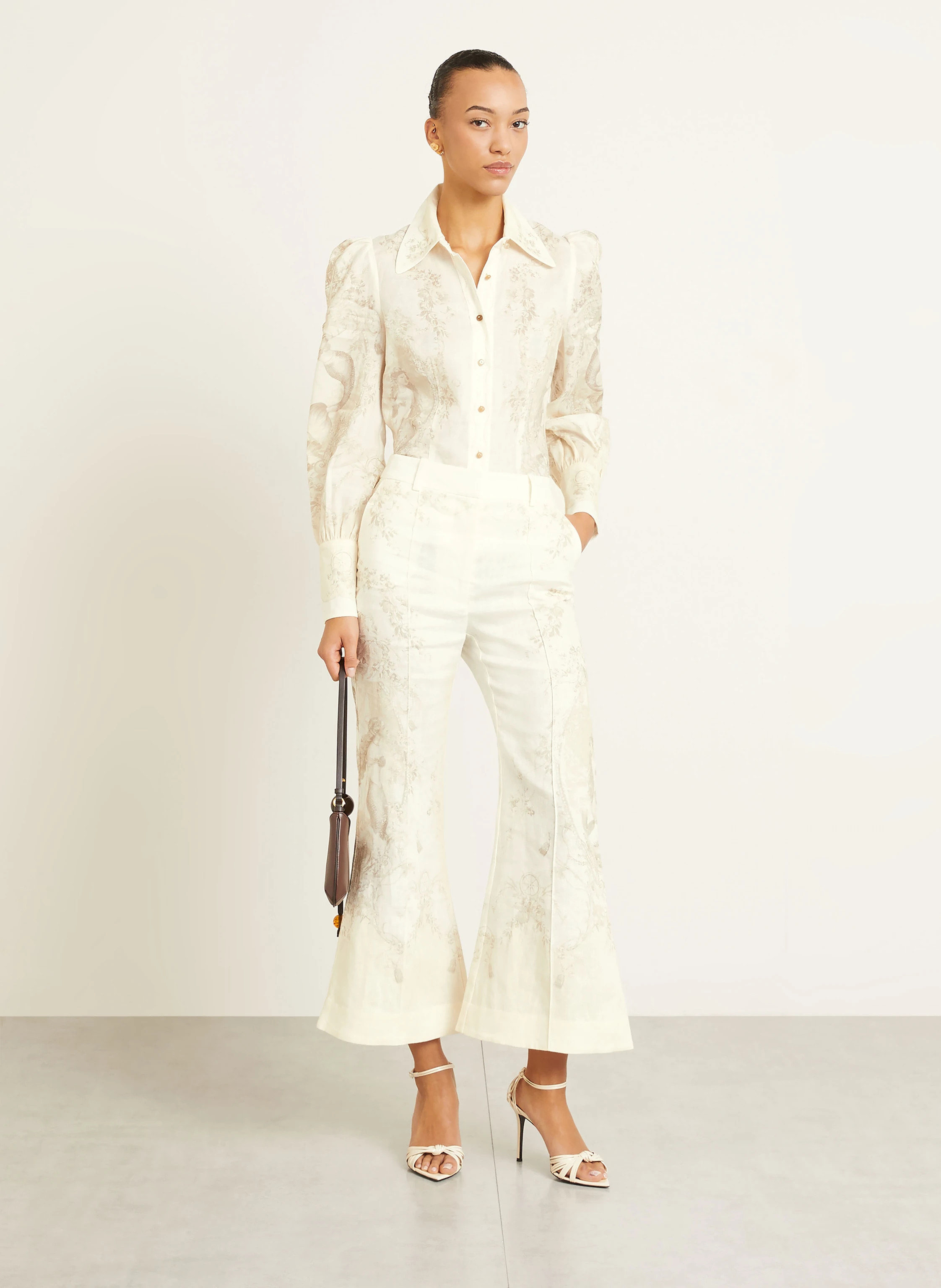 ZIMMERMANN Hemdbluse in creme / taupe | Breuninger (DACH)