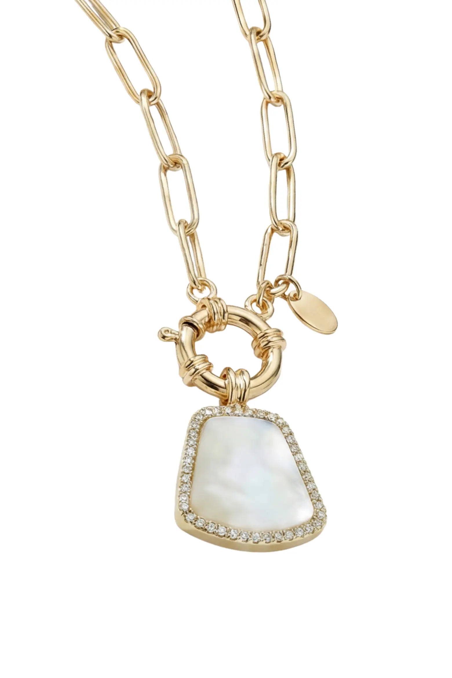 Mother-of-Pearl Tag Pendant Necklace (Women) | Nordstrom | Nordstrom