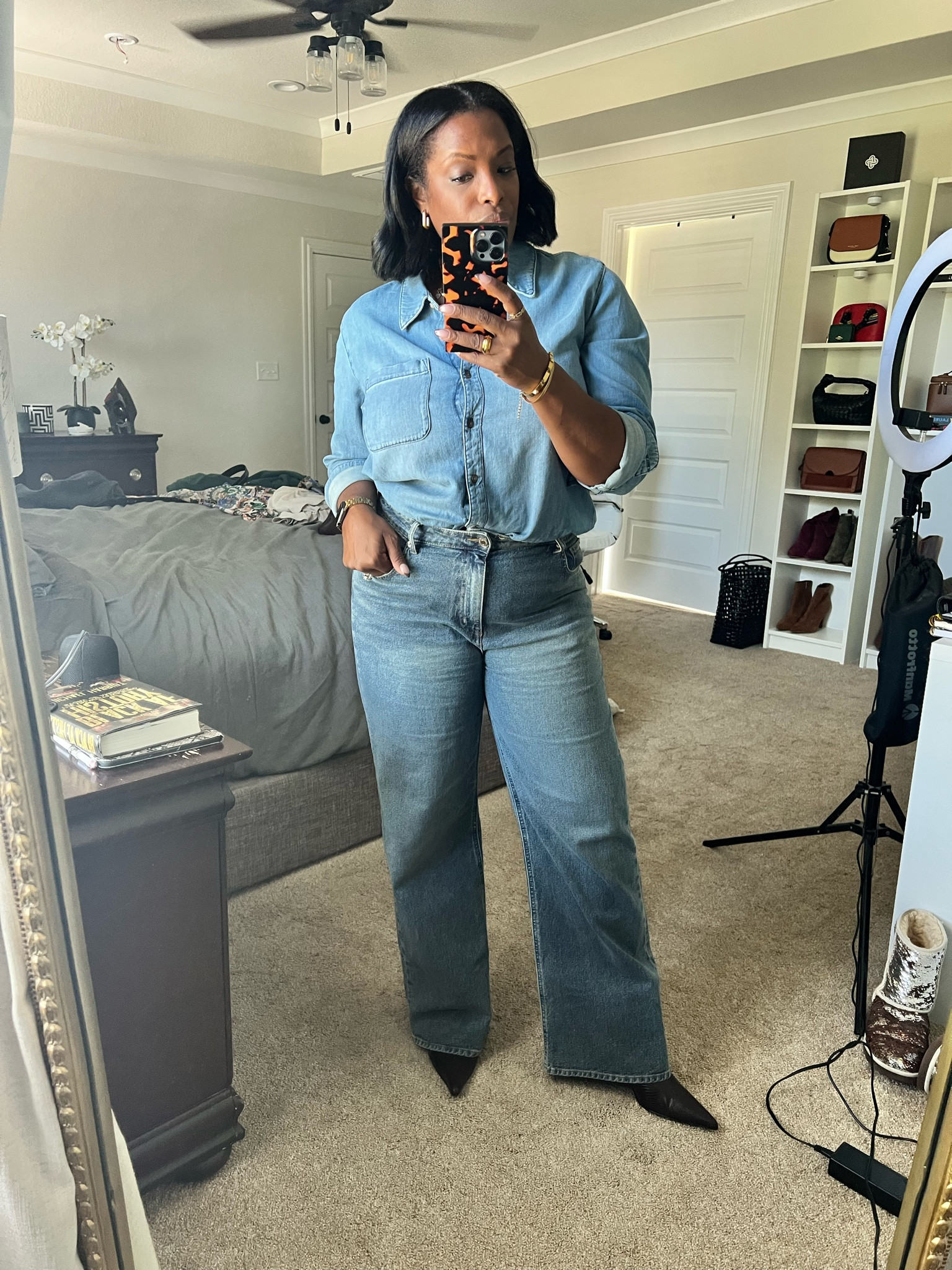 One of my go-to outfits when I can’t figure out what to wear… Denim on Denim

#LTKOver40 #LTKMidsize #LTKStyleTip