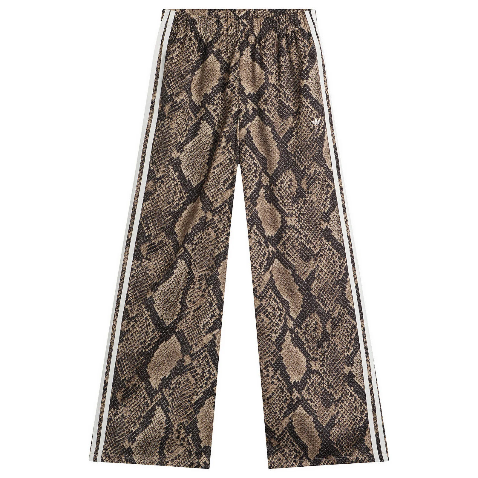 DescriptionAdding a distinctive snake print to a fashion forward silhouette, these adidas track p... | END. Clothing