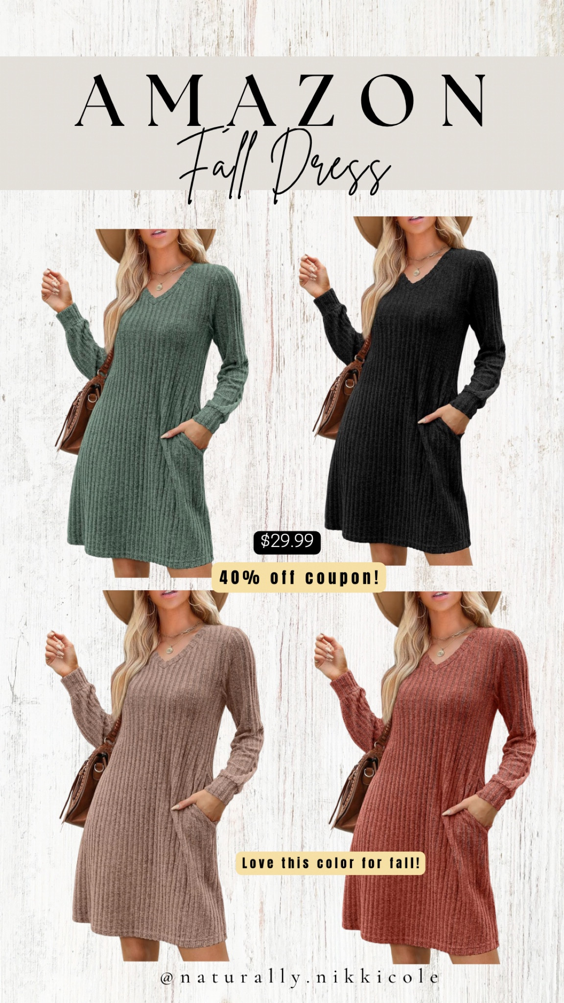Found the perfect fall dress for my taller girls! The length is perfect, I’m 5’7. The material is so soft! I have 3 colors!

Fall | fall style | dress | Amazon | Amazon fashion

#LTKStyleTip #LTKSaleAlert #LTKFindsUnder50