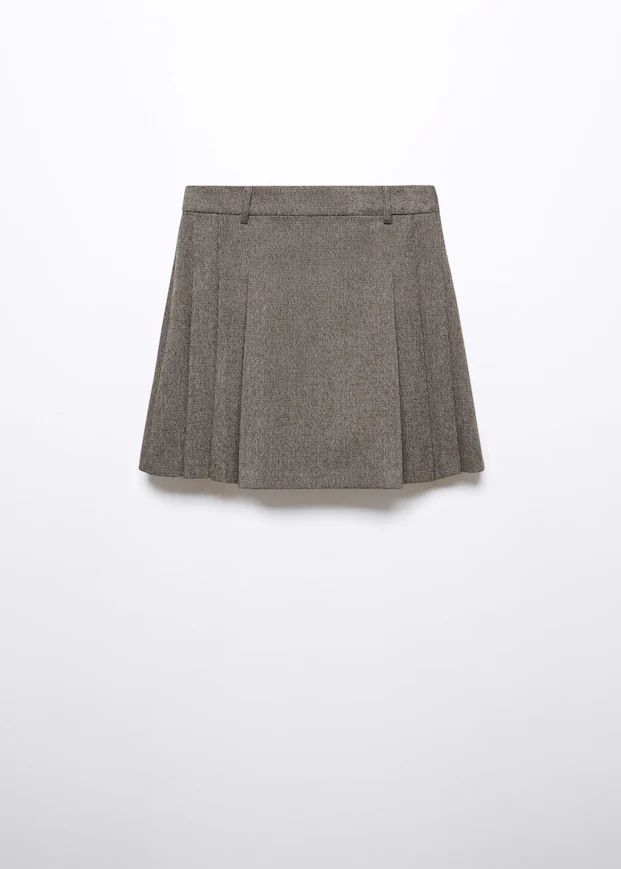 Pleated mini-skirt | MANGO (US)