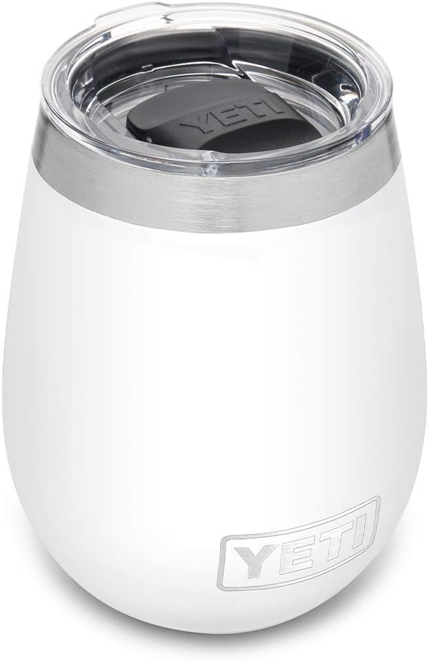 YETI Rambler 10 oz Wine Tumbler, Vacuum Insulated, Stainless Steel with MagSlider Lid | Amazon (US)