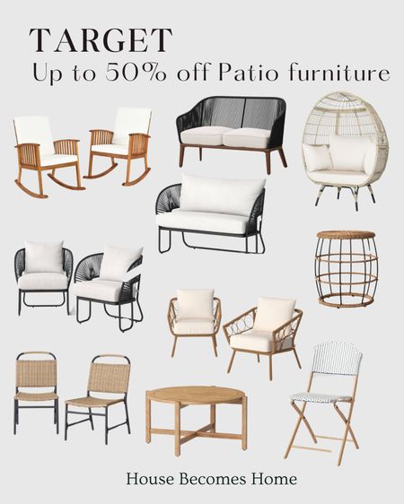 Target sale! Up to 50% off patio furniture 

#LTKsalealert #LTKhome #LTKSeasonal