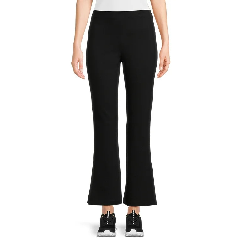 Time and Tru Women's Pull-On Bootcut Ponte Pants, Full Length; 30" Inseam | Walmart (US)