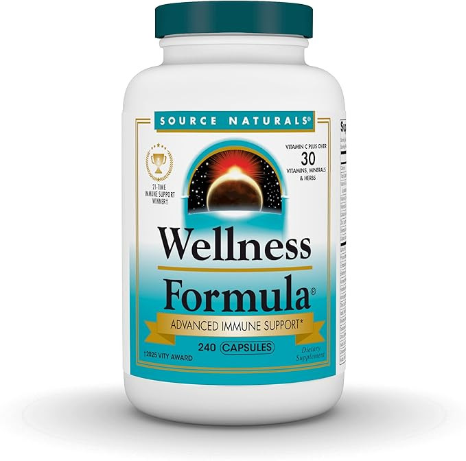Source Naturals Wellness Formula Bio-Aligned Vitamins & Herbal Defense Advanced Immune Support* -... | Amazon (US)