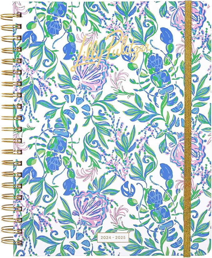 Lilly Pulitzer Daily Planner Dated August 2024 - December 2025, Weekly Agenda with Monthly Calend... | Amazon (US)