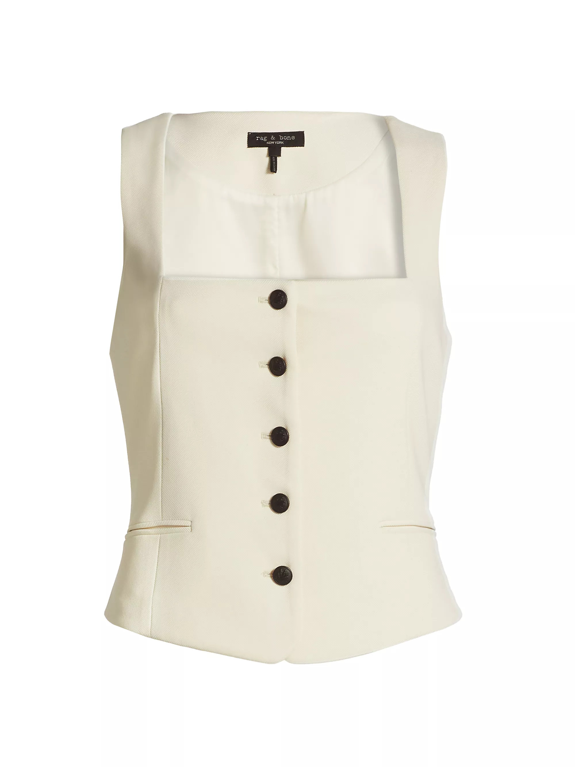 Mariana Twill Vest | Saks Fifth Avenue