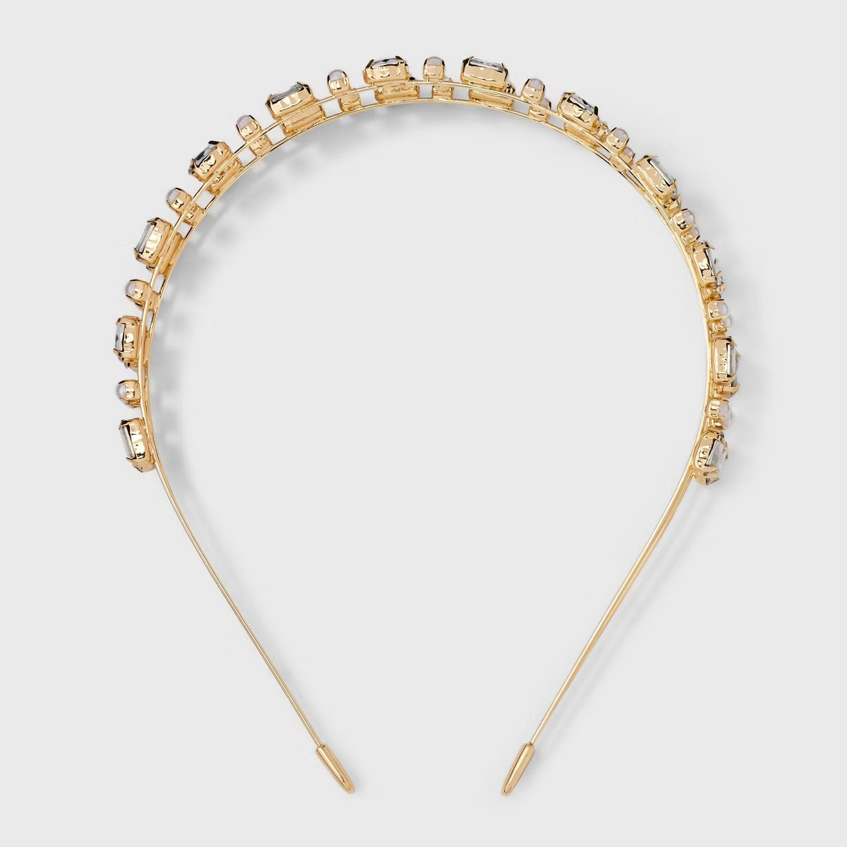 Two Row Stone Headband - A New Day™ Gold | Target