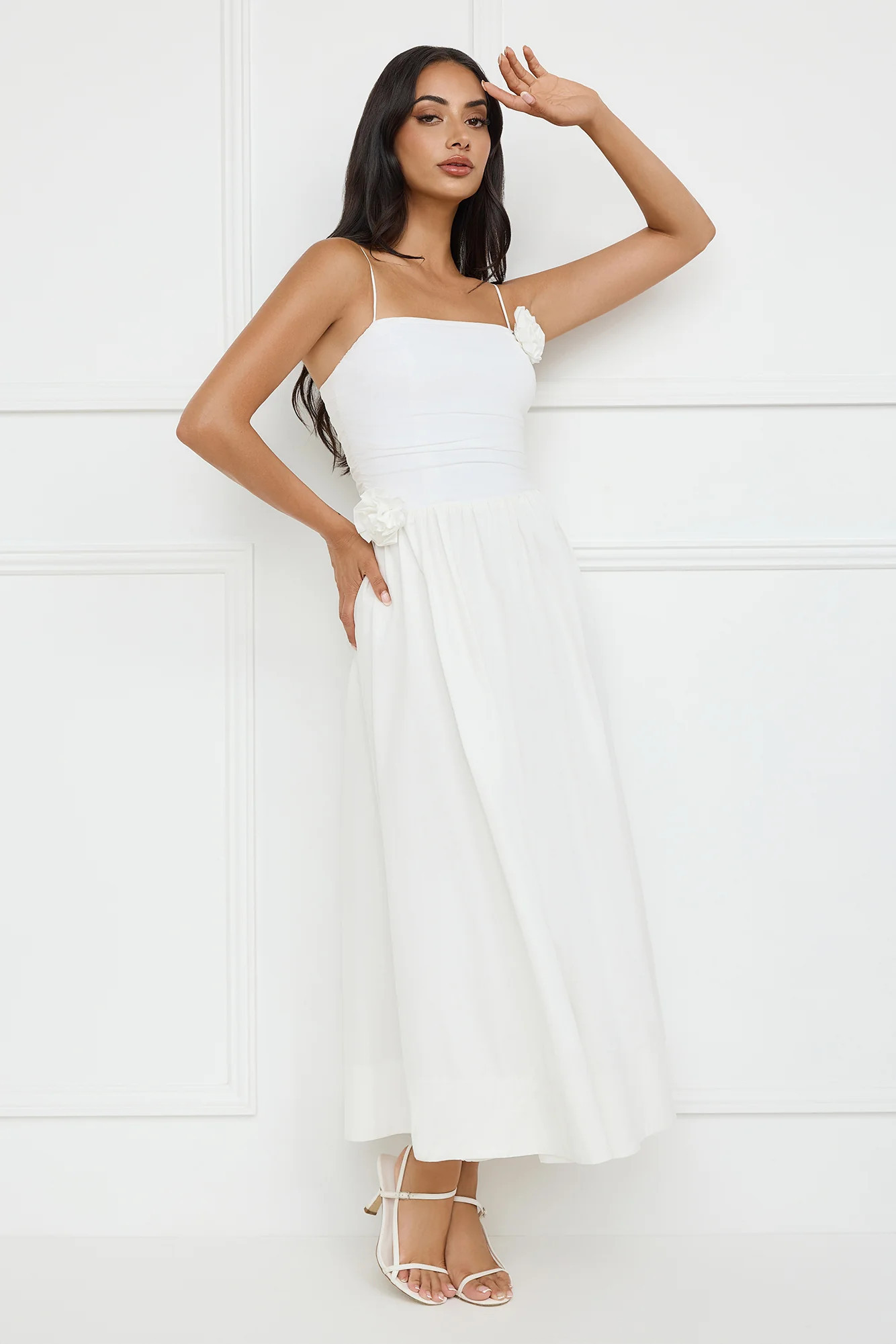 Trendsetter's Way Maxi Dress White | Hello Molly (AU)