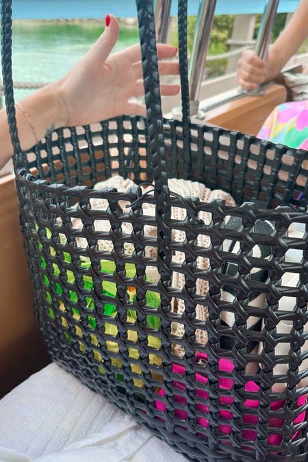 The perfect beach or pool tote from target! This thing holds everything so glad I brought it on the cruise! 

#LTKSeasonal #LTKFamily #LTKStyleTip