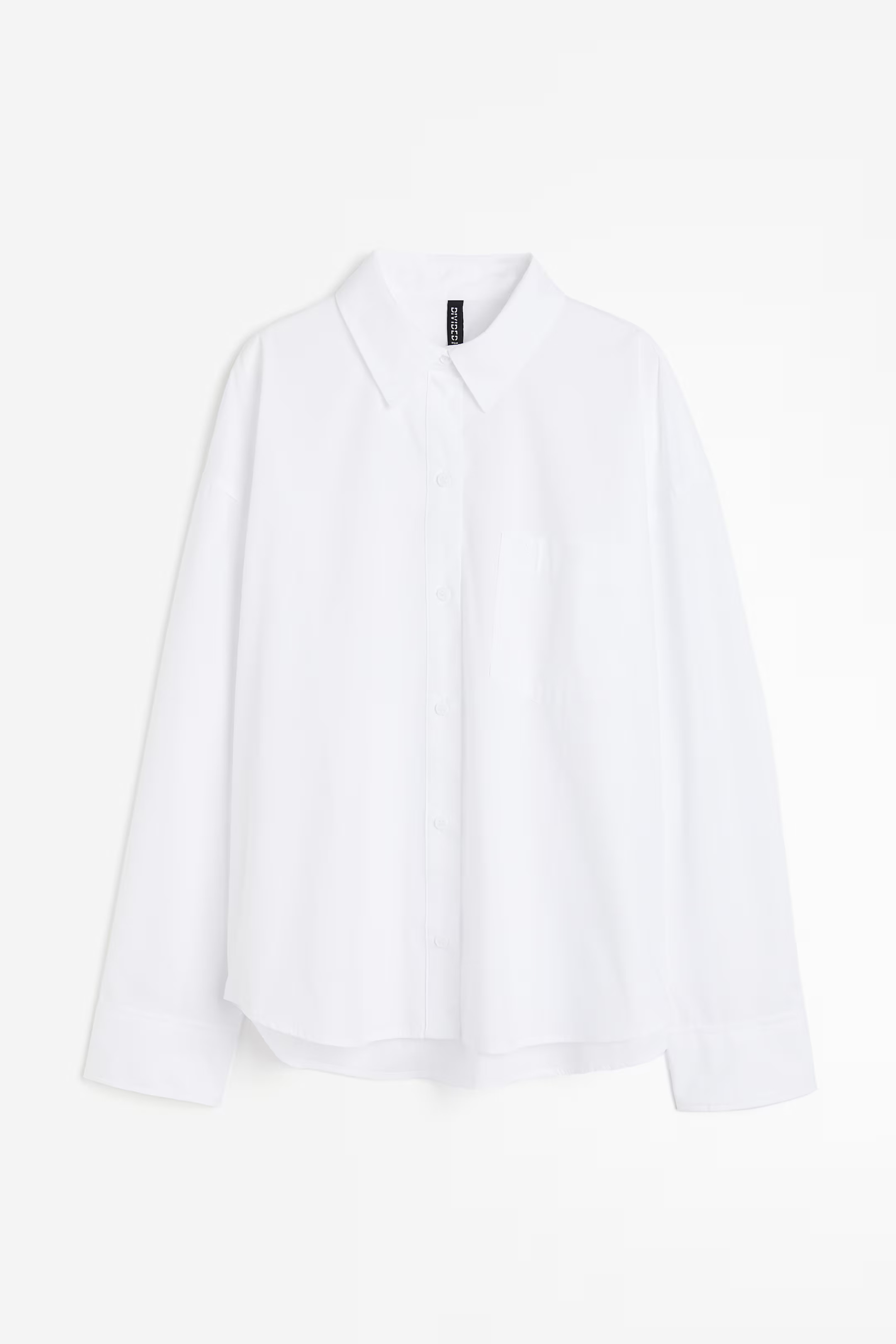 Oversized cotton shirt | H&M (UK, MY, IN, SG, PH, TW, HK)