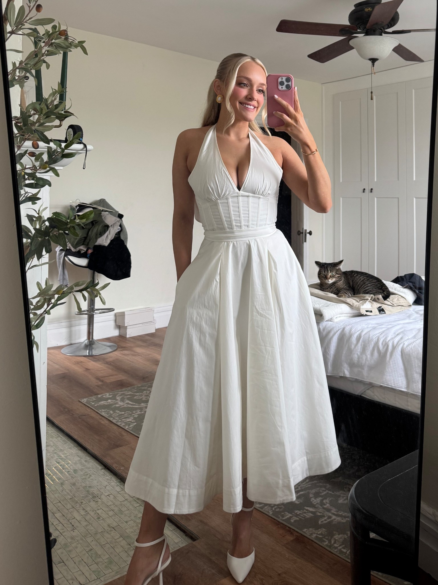 bridal shower 🤍 wearing a size small 

#LTKWedding #LTKShoeCrush #LTKStyleTip
