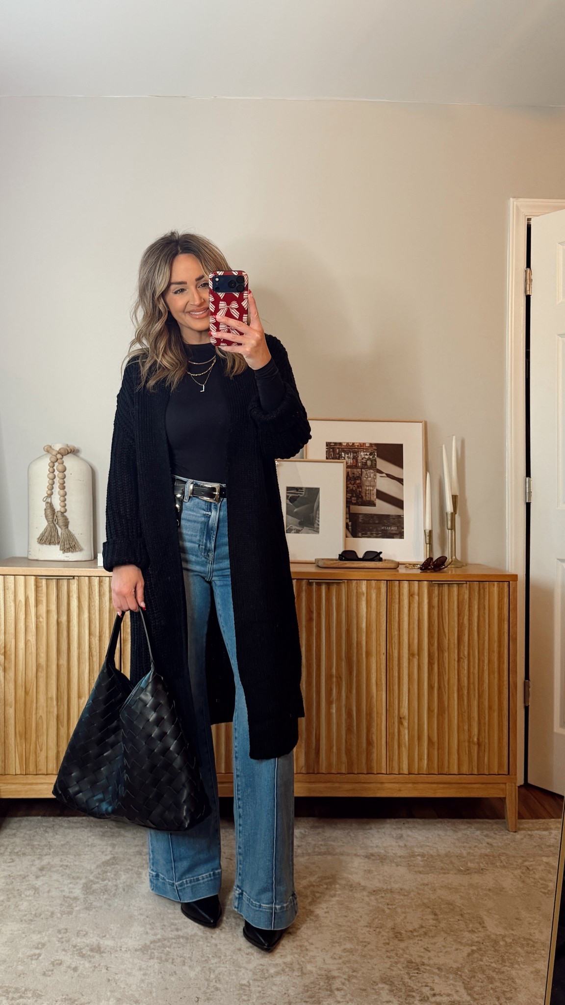 these jeans may be my FAV vici jeans ever!! they are so flattering, tall girl friendly (i’m 5’6), i’m in a size 28. this coat is so comfy & versatile i’m in a size S. size M bodysuit. use code LEANN35 for 35% off everything! 

#LTKFindsUnder100 #LTKootd