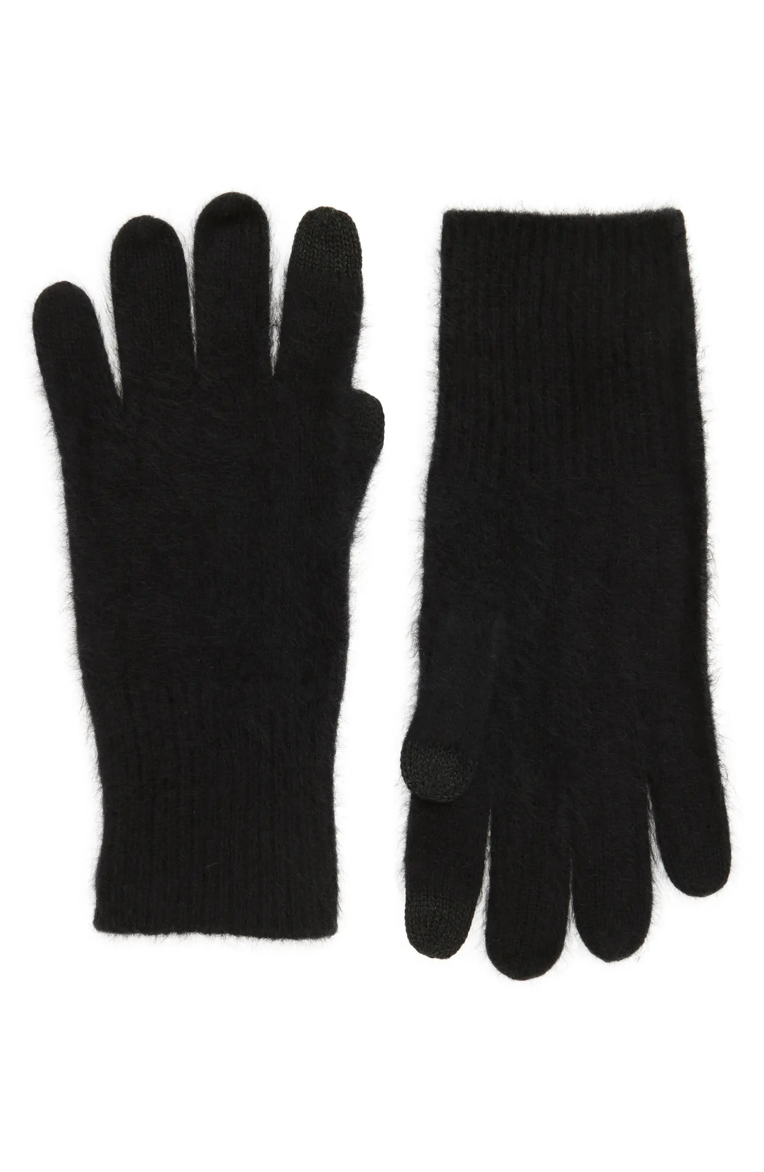 Brushed Cashmere Tech Gloves | Nordstrom