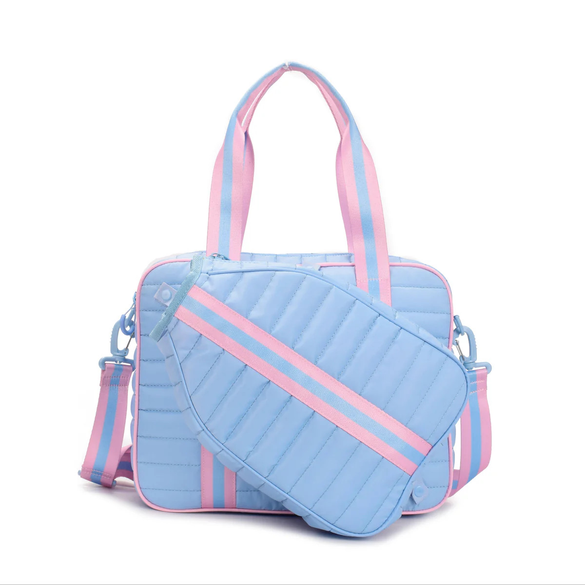 Piper Pickleball Bag | Blue/Pink Sports Bag | Pink Cove