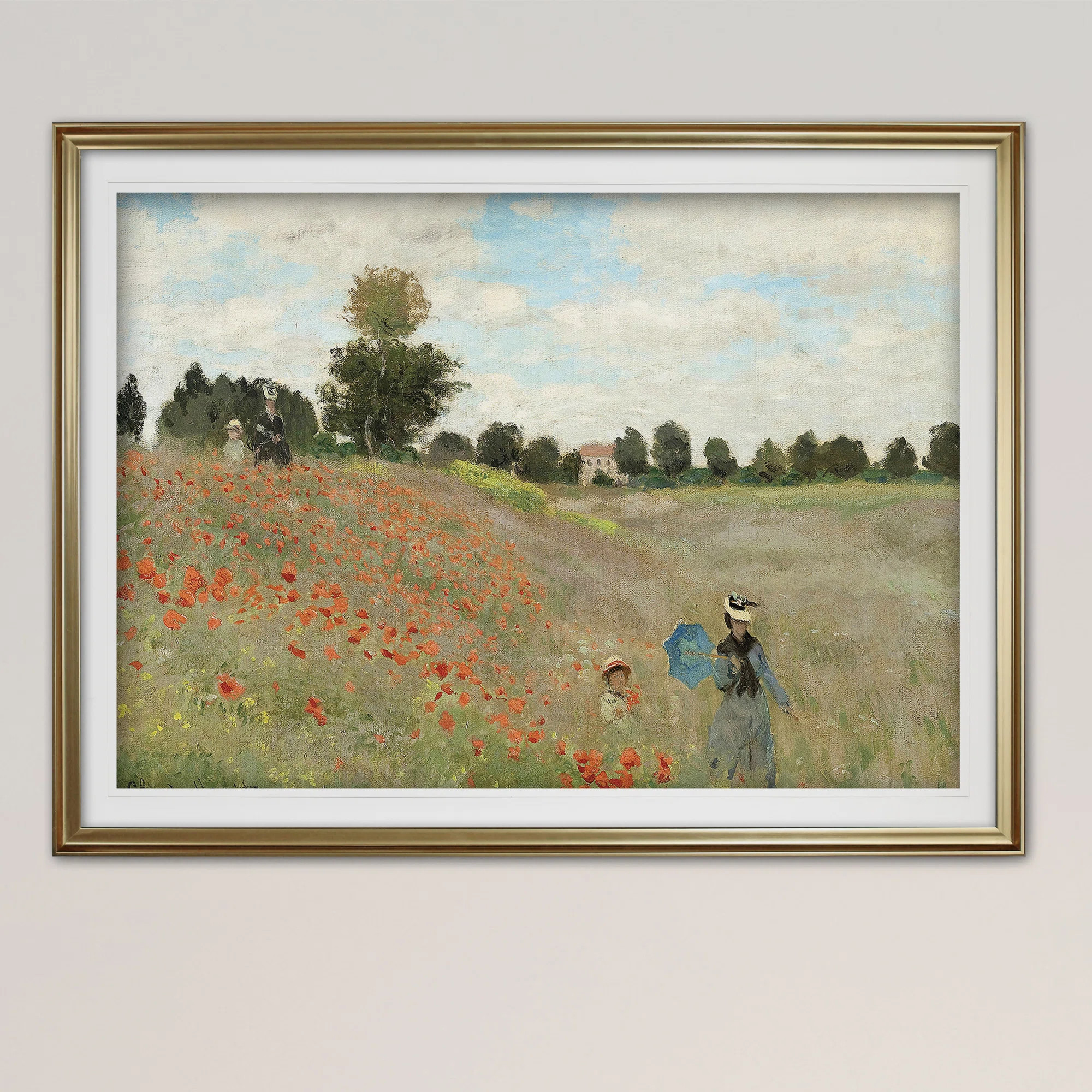 Vault W Artwork 'Poppy Field' by Claude Monet Print & Reviews | Wayfair | Wayfair North America