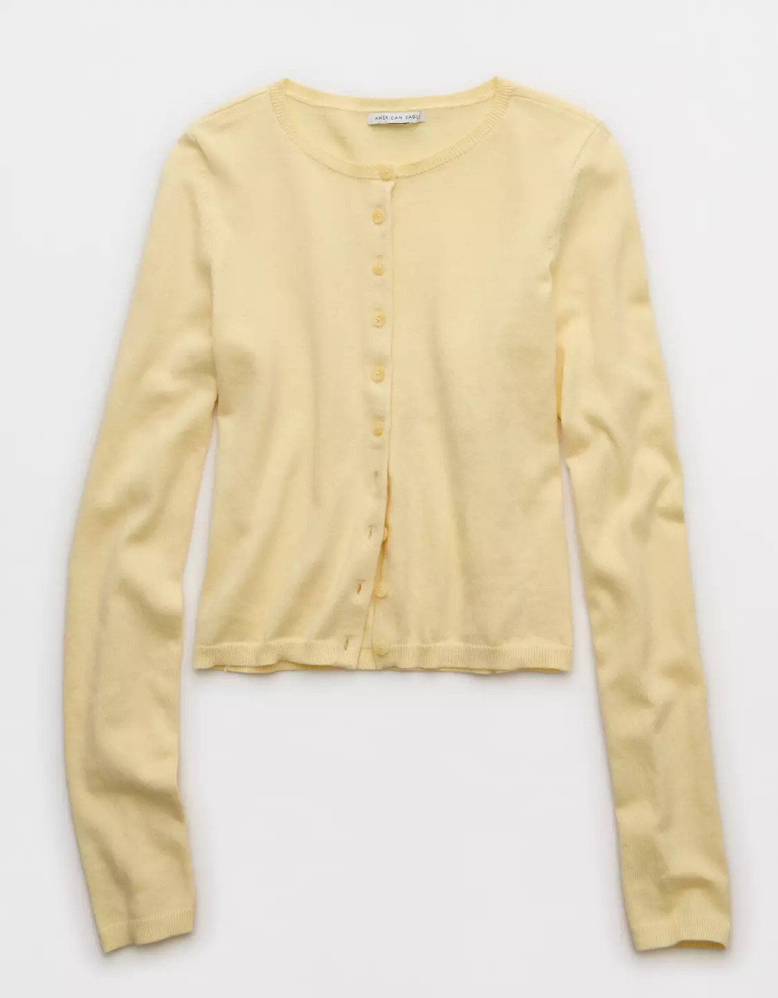 AE Classic Slim Button-Up Cardigan | American Eagle Outfitters (US & CA)