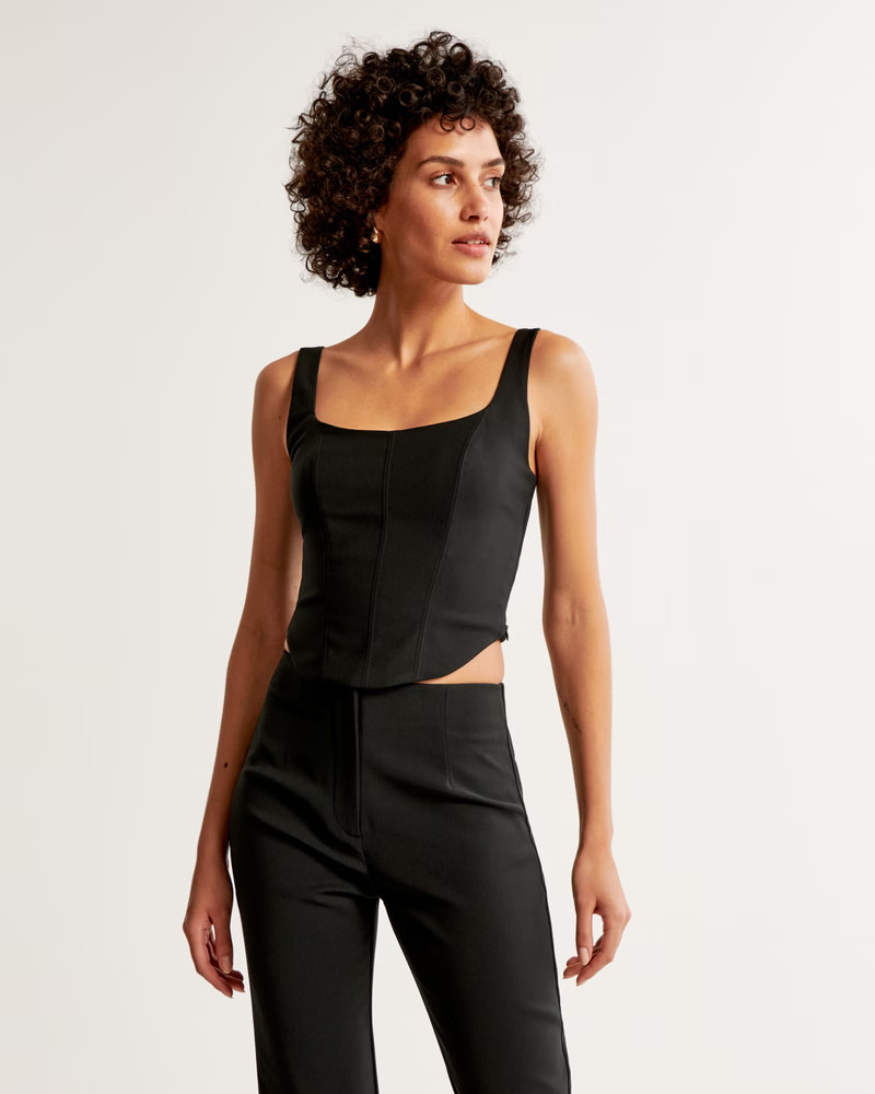 Sculpt Corset Set Top | Abercrombie & Fitch (US)