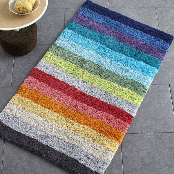 Company Cotton™ Color Bar Bath Rug | The Company Store
