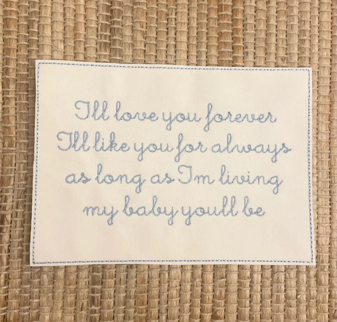 I Love You Forever Keepsake (no Frame) - Etsy | Etsy (US)