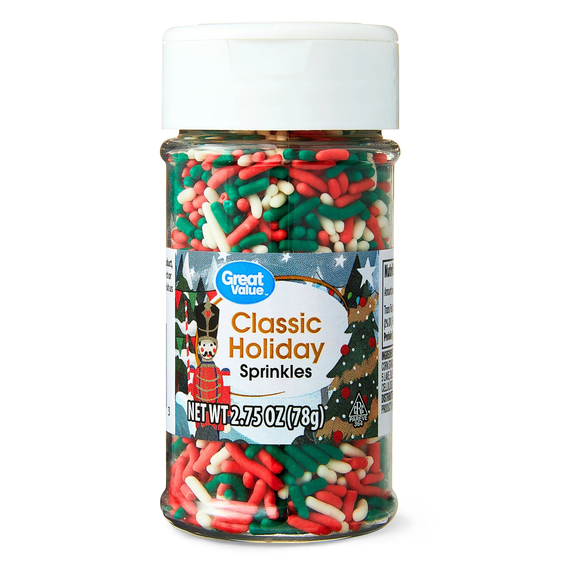 Great Value Classic Holiday Sprinkle Mix, 2.75 oz | Walmart (US)
