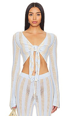 Capittana Paloma Top in Light Blue from Revolve.com | Revolve Clothing (Global)